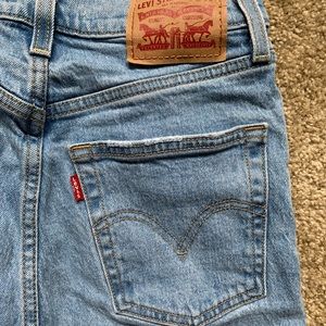 straight leg rib cage LEVIS jeans